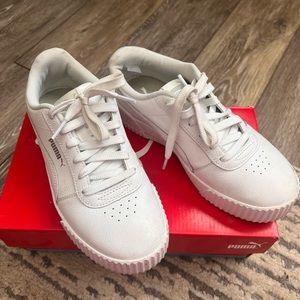 Puma Carina white sneakers